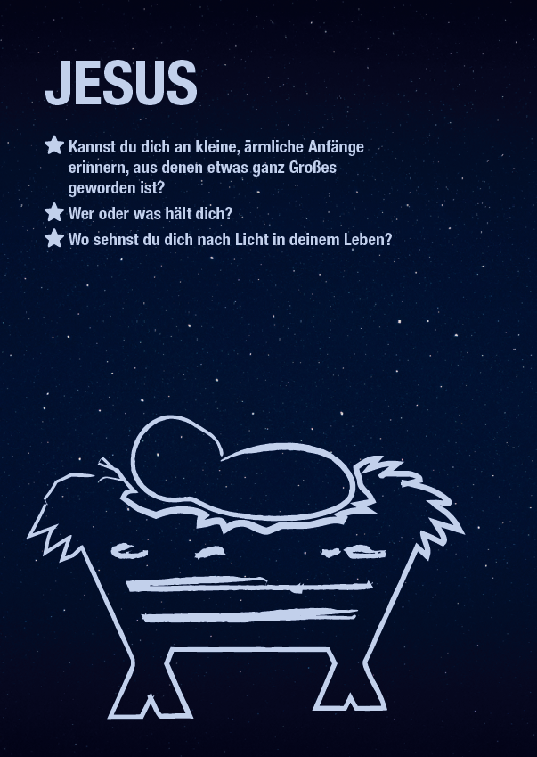 Jesus Taking Test in School Closeup